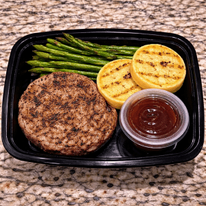 Turkey Burger w/ Polenta